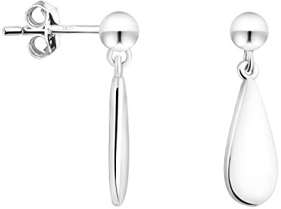 SOFIA MILANI - Damen Ohrringe 925 Silber - Tropfen Kugel Ohrhänger - E1847