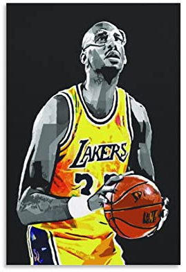 Kareem Abdul-Jabbar Poster Dekorative Malerei Leinwand Wandposter und Kunstbild Druck Moderne Familie Schlafzimmer Dekor Poster 50 x 75 cm Kareem Abdul-Jabbar Poster Kareem Abdul-Jabbar Leinwand A
