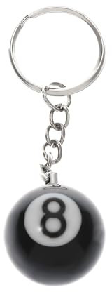 Fuqimanman2020 Porte-clés boule de billard porte-bonheur 8 boules porte-clés cadeau personnalisé, Billard, 1