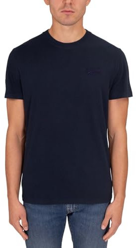 Superdry Men's Vintage Logo Emb Tee T-Shirt, Dark Navy, L