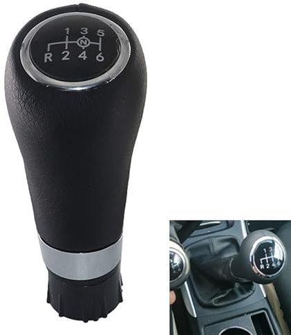 Cakievro Pomo de palanca de cambios para Benz Clase A W169 W204 C204 C63 C300 C250 W207 A207 W212 2008-2014, mango de palanca de cambios manual de 6 velocidades