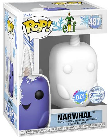 Funko Elf Narwhal DIY Pop! Vinyl-Sammelfigur – limitierte Auflage exklusiv