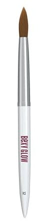 BEXY GLOW 100% Kolinsky Acrylic Brush Size 12 For Acrylic Nail Extension Application, Manicure & Pedicure White