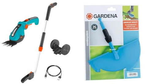 Gardena Set Akku-Grasschere ComfortCut Li & combisystem-Rasenkantenstecher
