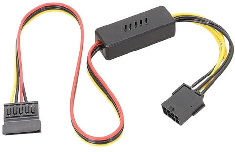 ZBIianxer Scheda grafica per cavo hard disk 8 pin per cavo di alimentazione 12 V al cavo con riduzione della tensione PC e accessori per ufficio