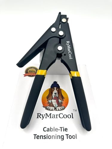 RyMarCool Kabelbinder-Spannwerkzeug, langlebiger Stahl, bequeme Griffe, für HVAC und Handwerk