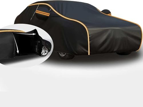 Hagelschutzplane Auto für Dacia Sandero Stepway 2008-2024, Autoabdeckung Outdoor, Auto Abdeckplane Wasserdicht, Autogarage Abdeckung, Atmungsaktiv, UV Schutz, Reißfest Und Langlebig,c2