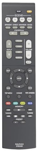 RAV533 ZP35490 Ersatz Fernbedienung für Yamaha AV Receiver HTR4068 HTR4069 HTR5069 RX-V479 RX-V579 RX-V481 RX-V481D RX-V483 RX-V581 RX-V583