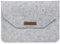 Felt Laptop Sleeve Bag Tablet PC Case Ultra Slim Business Carrying Case Protective Bag, Slim Envelope Compatible with Apple MacBook, Dell HP Microsoft Notebook (Light Gray, 15-inch)