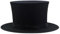 Peosaard Magic Pleging Spring Sombrá, sombrero de copa plegable, sombrero de copa negro con mezzanines truco para el mágico perforador de la perforación del truco/negro