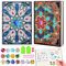Geschenke Mädchen 7 8 9 10 11 Jahre: Diamond Painting Kinder A5 Notizbuch, Basteln Mädchen 5-12 Jahre DIY Diamond Bastelset Kinder Erwachsene Kreatives Mandala Spielzeug 7-12 Jahre Geburtstagsgeschenk