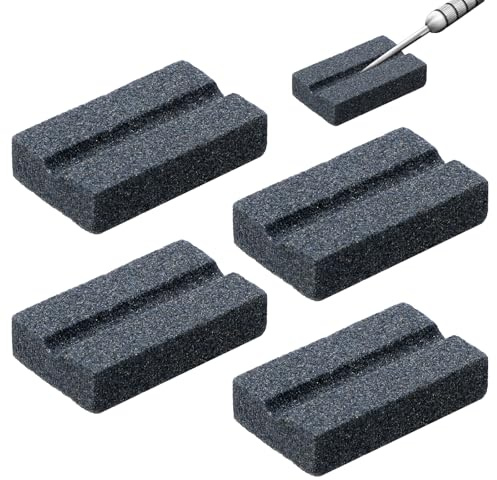 Xthrotsenk 4 Pcs V-Sharp Sharpening Stone Dart Sharpening Stone Dart Sharpener Dart Accessories Keep Darts Sharpness (25 x 15 mm)