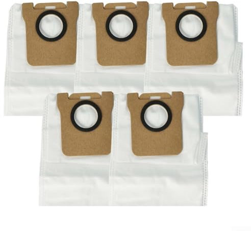 Lot de 5 sacs à poussière de rechange pour aspirateur robot Mova E30-Ultra, sacs à poussière de grande capacité