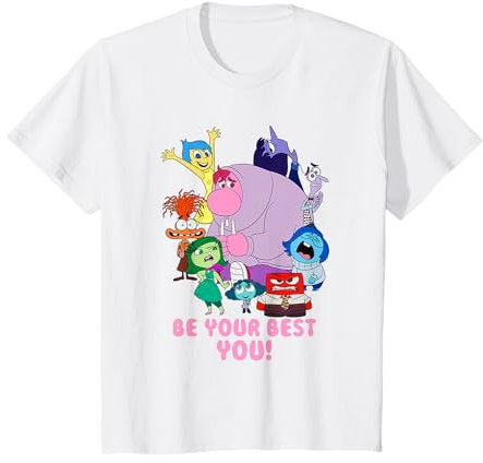 Bambino Pixar Inside Out 2 Be Your Best You Maglietta