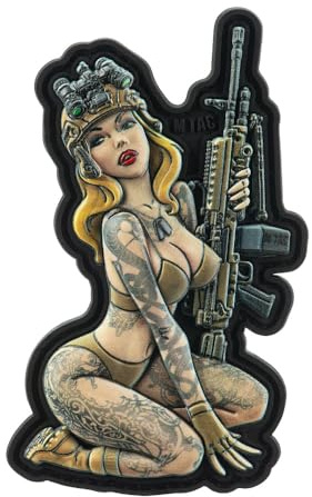 M-Tac Patch Tactical Girl #5 PVC scandinave