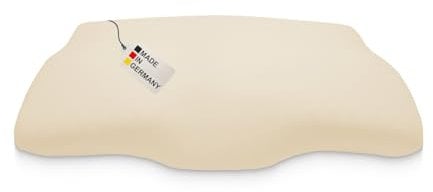 DUKAL | Bezug für Derila (Queensize) Memory Foam Kopfkissen | 30 x 50 cm | aus hochwertigem DOPPEL-Jersey | 100% Baumwolle | Farbe: Natur