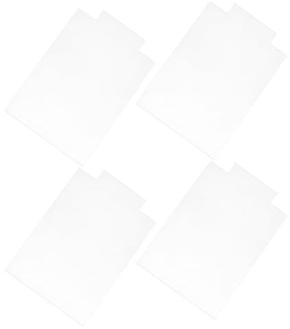 ABOOFAN 4pièces Panneau Lumineux Acrylique Transparent Avec Support Led Design Moderne Pour Affichage Les Bars Et Expositions