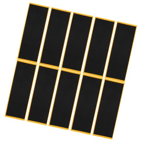 YARNOW 10stücke Schaumstoff-Griptape für Fingerboards rutschfeste Aufkleber Griffbänder für Skateboards Tapes für Finger-Skateboards Antirutsch-Tape für Fingerboards