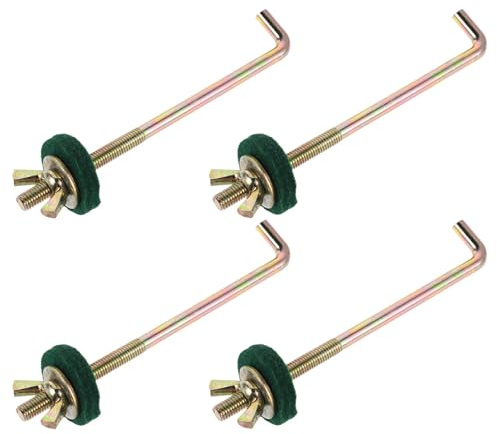 FUTUREORYY 4 Stück Piano Pedal Bolt Ersatzteile aus Hochfestem Metall Stabiler Pedalverbindungsbolzen für Akustik Digitalpianos Professionelle Reparatur und Wartung der Klavierpedale