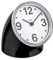 Alessi 01 B Cronotime, Tischuhr aus ABS, schwarz, Ã˜ 7cm, H 8,5cm