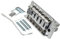 Musiclily 52,5mm Chevalet Tremolo Bridge Vibrato avec Bloc 36mm pour Guitare électrique Style Strat, Chrome