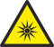 Schild 2mm Alu-Verbund ASR-A1-3 (DIN EN ISO 7010) Warnung vor optischer Strahlung W027 40 cm groß, stabil