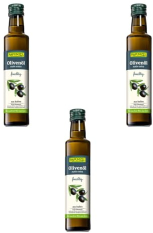 Rapunzel Olivenöl fruchtig, nativ extra, 3er Pack (3 x 250 ml)