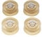 Musiclily Metrisch Gitarre Knöpfe Potiknöpfe Speed Knobs Volume Tone Potikopf für Epiphone Les Paul SG Import E-Gitarre,Gold mit Weiß Skull(4 Stück)