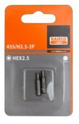 2XBITS HEX 3X20 MM 5/32