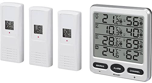 Renkforce Funk-Thermo-/Hygrometer Silber TF0073