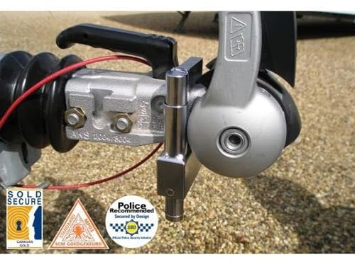 Milenco compact anti-theft device for AKS 2004/3004 Caravan Stabilising Hitch