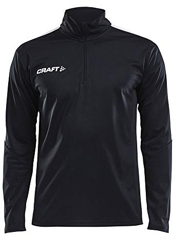 Craft Herren Trainingstop Progress Halfzip LS Tee 1905611 Black/White XXL