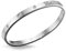 inSCINTILLE Schmuck Damen Armreif Edelstahl Zirkonia einfache Stil Liebe Armband 4/6/8mm mit Schließe Armspange Gravur, Gold/Silber/Schwarz, Inklusive Geschenkbox