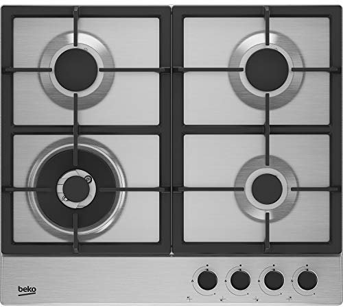 Beko HIAW64225SX 58cm Gas Hob - Stainless Steel