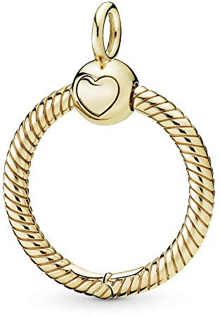 Pandora Icons Small 14k gold-plated O Pendant