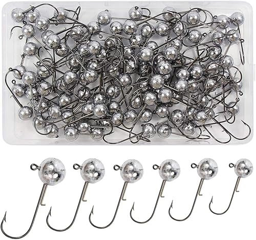 Jigköpfe für Gummifische Angeln Jighaken mit Round Kopf