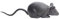 Cast Iron Long Tailed Mouse Door Stop