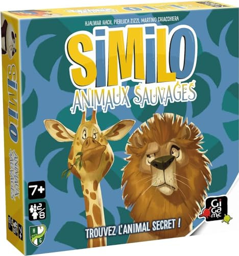 Gigamic - Similo Wilde Tiere – kooperatives Abzugsspiel für die ganze Familie – ab 7 Jahren.