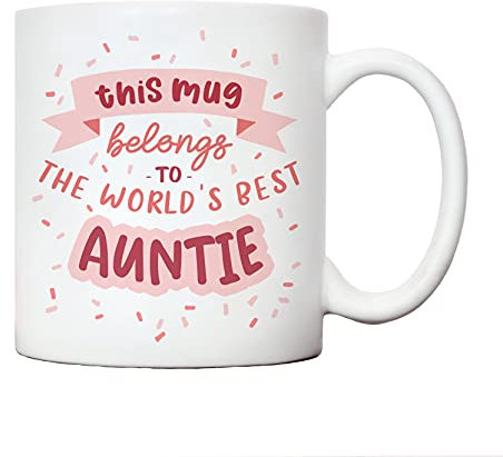 Auntie gifts mug | big sister’s birthday special gift | presents for christmas xmas | from in law brother | brothers womens | aunt aunty long distance friend | sentimental amazing mugs uk