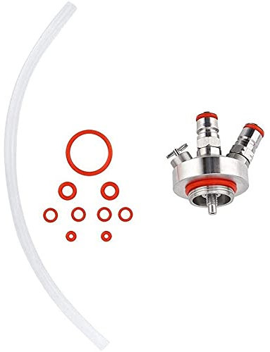 Whiskey licor Dispensador Dispensador Dispensador de alcohol Estación de dispensador de acero inoxidable Herramientas de barra Dispensador de vino Grifo con anillo de sello de manguera para la leche