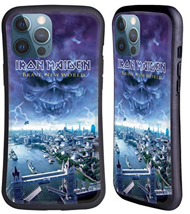 Head Case Designs Officially Licensed Iron Maiden Brave New World Album Covers Hybrid Case Compatible With Apple iPhone 13 Pro Max