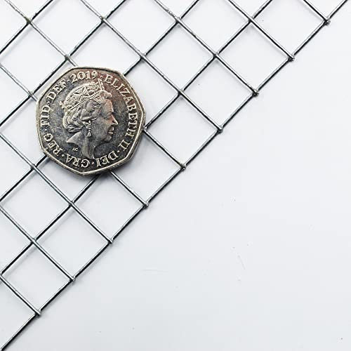 1/2 x 1/2 x 19G Welded Wire Mesh Galvanised Aviary Fence Rabbit Hutch Coop Pet Chicken Run (5 Metre x 900mm Roll x 1 Pack)