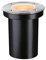 Paulmann 94732 LED Außenleuchte Bodeneinbauleuchte Goldlicht insektenfreundlich IP65 rund 110mm 2200K 4,3W 320lm 230V Edelstahl, Kunststoff GU10