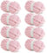 Hombys Pinkes, grobes Chenille-Garn zum Häkeln und Stricken, super sperrig, weicher Plüsch, 8 Jumbo-Packungen (27 m, je 227 g)