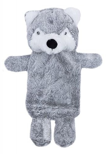 Kinder Wärmflasche Kinderwärmflasche 0,75L mit wählbarem Bezug Nilpferd Koalabär HuskyRungassi (Husky)