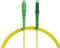 nexinex - 3m Glasfaserkabel LC/APC auf SC/APC Patchkabel | LWL Simplex Singlemode OS2 FTTH Glasfaser Lichtwellenleiter Kabel
