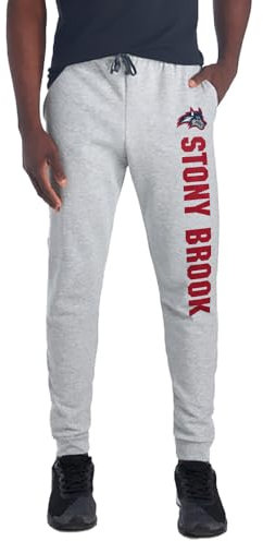 Campus Lab Offiziell lizenzierte College-Logo-Jogginghose, Unisex, für Herren und Damen, Sweatpants mit Taschen, Athletic Heather Collection, Stony Brook University, M