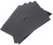 Homoyoyo 5Pièces Tapis de Protection pour Cuisinière à Gaz Protège Plaque de Cuisson Antiadhésif Noir