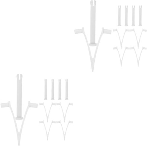 YARNOW 10 Juegos Accesorios para Piscina Cabezales de aspiración para Piscinas enterradas Red Skimmer para Limpieza de Piscinas. Accesorios Piscina acessórios Piscina Clip en v Clips v