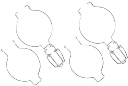 Alipis 2 Piezas Tanque hermético de Acero Inoxidable Accesorios de Cocina frascos de Vidrio Abrazaderas de Alambre para tarros de albañil Asas de Tarro de albañil Clip de Tapa de Repuesto